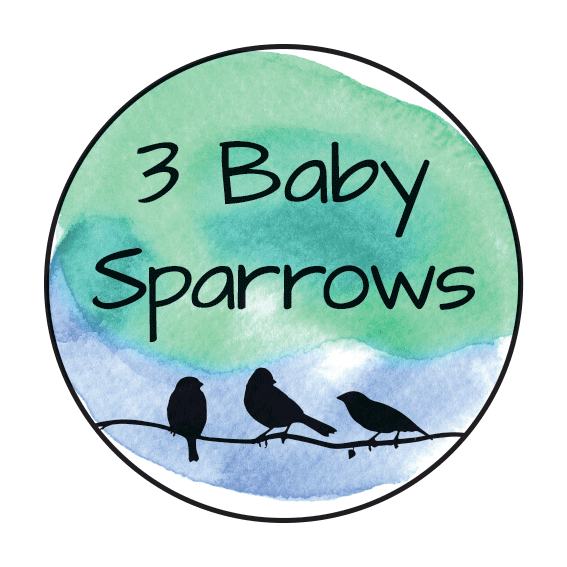 3 Baby Sparrows